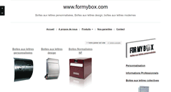 Desktop Screenshot of formybox.com